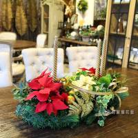 聖誕節派對花藝佈置｜高雄花店綺麗屋 ＆ Q Garden傢俱傢飾