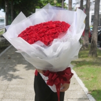 99朵玫瑰花束-進口紅玫瑰花【AA209】高雄花束訂購